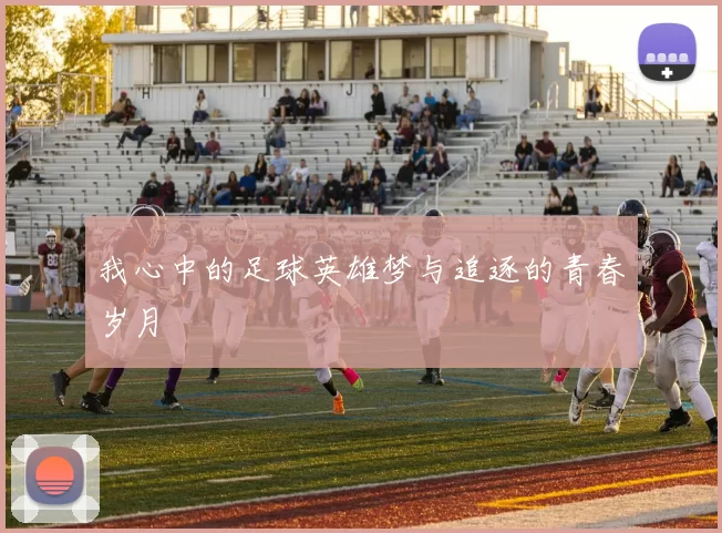 我心中的足球英雄梦与追逐的青春岁月